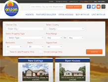 Tablet Screenshot of orizonrealestate.com